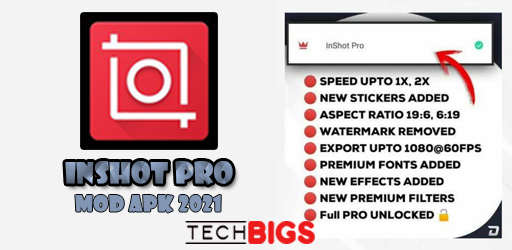 InShot Pro Mod APK 1.800.1346 (مفتوح ، تأثير كامل)